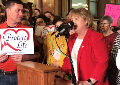 Big crowd fills Capitol to protest abortion bills