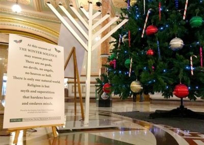 Chanukah menorah added to Capitol rotunda’s holiday display